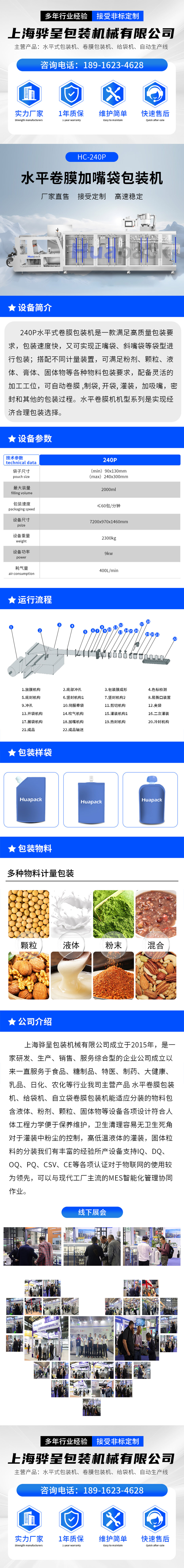 240P卷膜吸嘴袋包裝機(jī)(圖1)